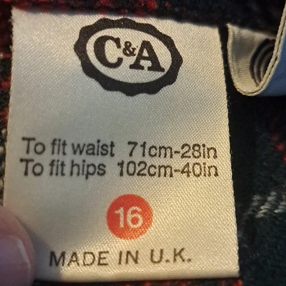 Vintage Wool Pleated Skirt - Picture 9 of 9